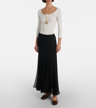 Cardigan aus Baumwolle mit Spitze | Chloé
