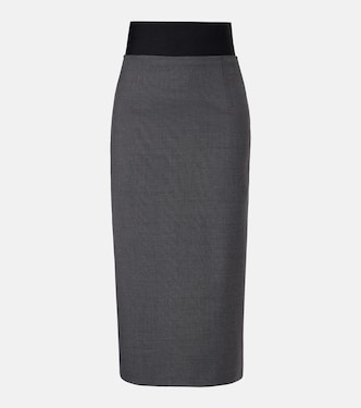 Finire virgin wool pencil skirt | Sportmax