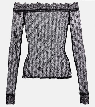 Top Marlene in pizzo off-shoulder | Isabel Marant