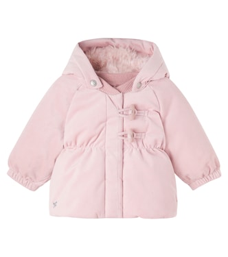 Baby Billo hooded corduroy jacket | Wheat