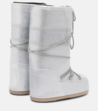 Icon glitter knee-high boots | Moon Boot