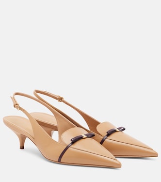 Slingback-Pumps aus Leder | Ferragamo