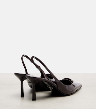 Patent leather slingback pumps | Prada