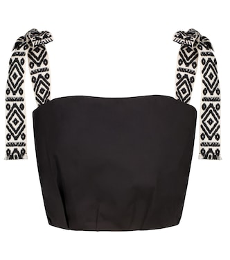 Top cropped Rituals in cotone | Johanna Ortiz