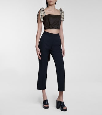 Top cropped Rituals in cotone | Johanna Ortiz
