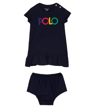 Bébé – Ensemble robe et culotte bloomer en denim | Polo Ralph Lauren Kids