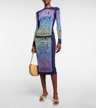 Falda midi estampada | Stella McCartney