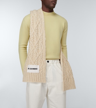 Sciarpa in lana a trecce | Jil Sander