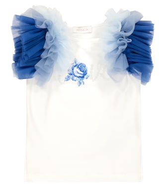 T-shirt in jersey con decorazioni | Monnalisa