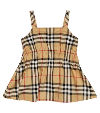 Bebé - vestido en mezcla de algodón | Burberry Kids