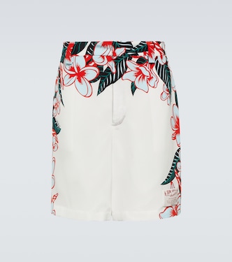 Bermudas de seda estampadas | Valentino