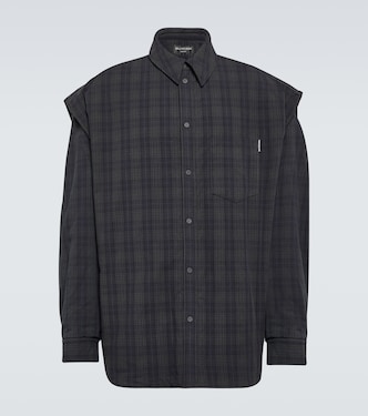Camicia in cotone a quadri  | Balenciaga
