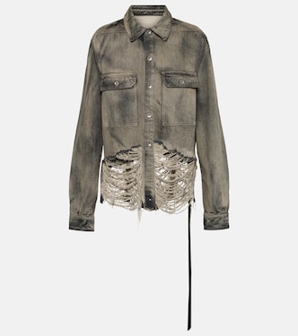 DRKSHDW cropped denim shirt jacket | Rick Owens