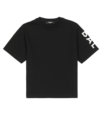 T-Shirt aus Baumwoll-Jersey | Balmain Kids