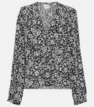 Blusa drappeggiata con stampa | Marant Etoile
