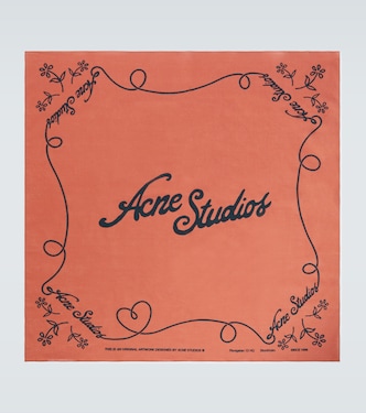 Bufanda de algodón a cuadros | Acne Studios