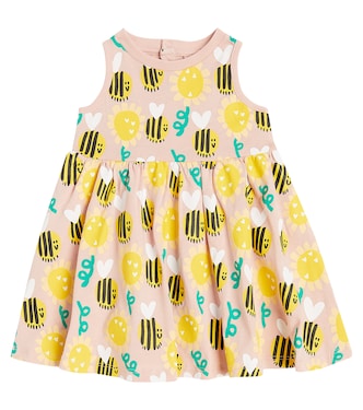 Baby - Abito Bees and Sunflowers in cotone  | Stella McCartney Kids