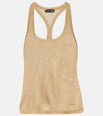Top Micro-Rib in jersey di seta | Tom Ford