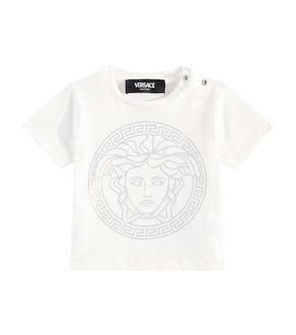 Baby - T-shirt Medusa in jersey di cotone | Versace Kids