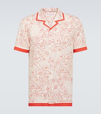 Camicia bowling con stampa floreale | Orlebar Brown