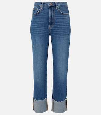 Jeans cropped Logan a vita alta | 7 For All Mankind
