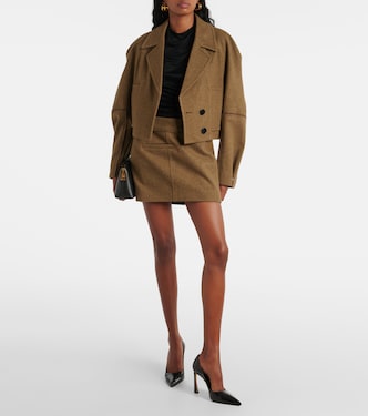 Mini-jupe en laine | Victoria Beckham