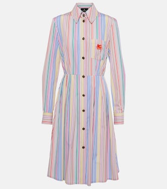 Abito chemisier in cotone a righe | Etro