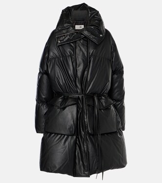 Abrigo acolchado de piel sintética | MM6 Maison Margiela