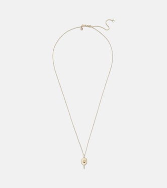Collier Pickleball en or 14 ct et diamants | Sydney Evan
