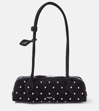 Borsa a spalla Le Teckel Small in suede | Alaïa