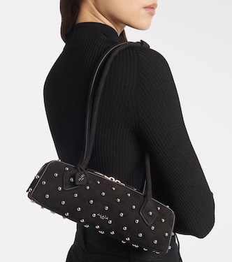 Borsa a spalla Le Teckel Small in suede | Alaïa
