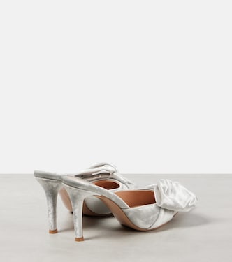 Mules Velarge in velluto con fiocco | Gianvito Rossi