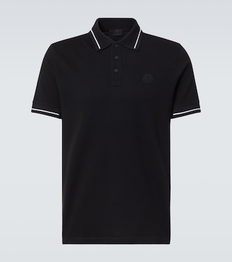 Logo cotton piqué polo shirt | Moncler