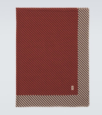 Cassandre striped cashmere and silk scarf | Saint Laurent