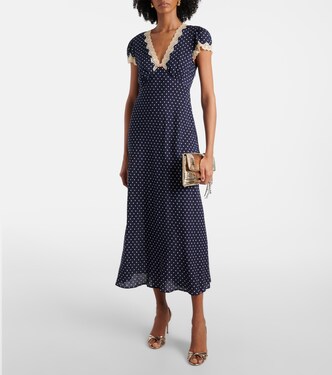 Maxikleid Clarice mit Spitze | Rixo