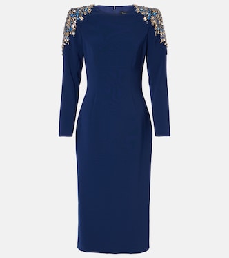 Verziertes Cocktailkleid Isla aus Crêpe | Jenny Packham