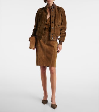 Bomberjacke aus Veloursleder | Tom Ford