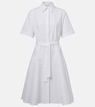 Abito chemisier in popeline di cotone | McQueen