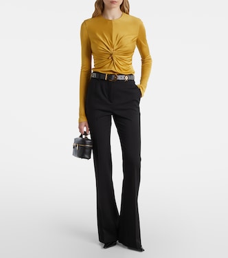 Top Safety Pin aus Jersey | Versace