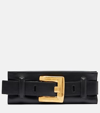 Anthem leather clutch | Balmain