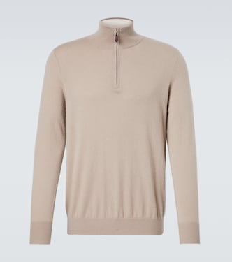Mr Fenchurch cashmere half-zip sweater | Arch4