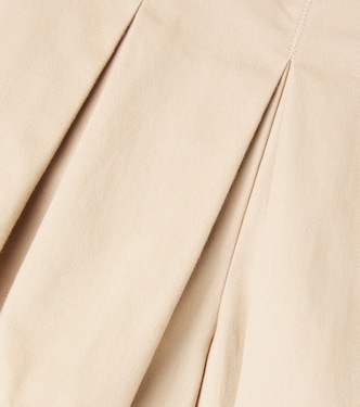 Pleated cotton twill shorts | Polo Ralph Lauren Kids