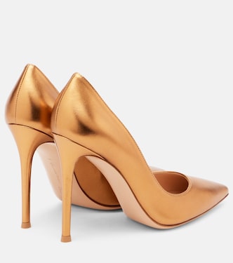 حذاء من الجلد المعدني Gianvito 105 | Gianvito Rossi