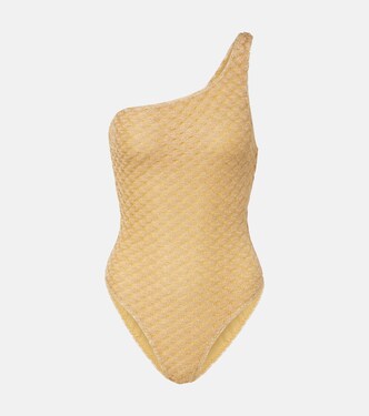 One-shoulder lamé swimsuit | Missoni