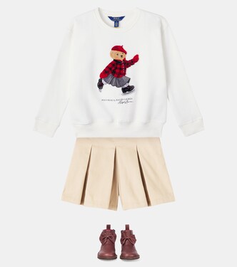 Felpa Polo Bear in misto cotone | Polo Ralph Lauren Kids