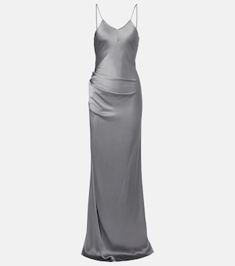 Robe Cami aus Satin | Victoria Beckham