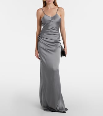 Cami satin gown | Victoria Beckham