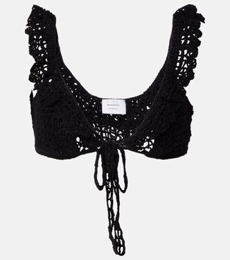 Cropped-Top aus Häkelstrick | Anna Kosturova