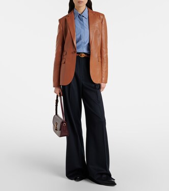 Parker leather blazer | Ralph Lauren Collection