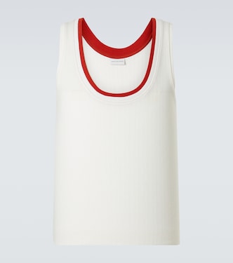 Pointelle cotton tank top | Dries Van Noten